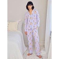 Chelsea Peers Spa Dogs Print Long Pyjama Set