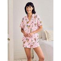 Chelsea Peers Martini Animals Print Short Pyjama Set