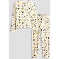The Very Collection Hello Kitty And Friends Rib Pyjamas - Cream