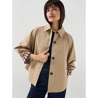 Tommy Hilfiger Cotton Short Jacket - Brown
