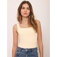 Mint Velvet Layering Square Vest - Yellow