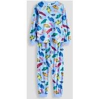 The Very Collection Hot Wheels Car Fleece Pyjamas - Blue