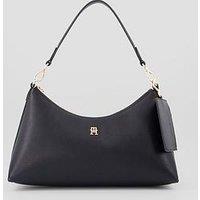 Tommy Hilfiger Icon Pebble Grain Shoulder Bag - Black