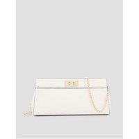 Tommy Hilfiger Modern Chain Clasp Clutch Bag - Cream