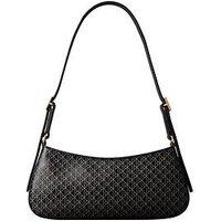 Calvin Klein Emblem Logo Shoulder Bag - Black