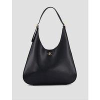 Calvin Klein Ck Medium Shoulder Bag - Black