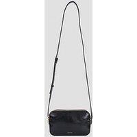 Calvin Klein Foil Logo Glossy Camera Bag - Black