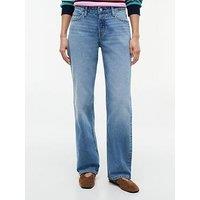Tommy Jeans Sophie Low Waisted Straight Fit Jeans - Light Blue