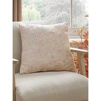 The Very Collection Pumpkin Embossed Fleece Cushion - Natural