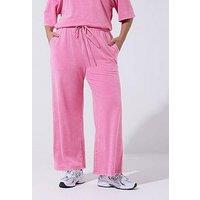 Yours Curve Acid Wash Jogger - Pink