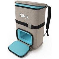 Ninja Outdoor Frostvault Go 17 Litre 24-Can Backpack Soft Cooler With Cold Dry Zone, Birch Beige
