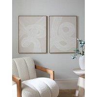 The Very Collection Set Of 2 Lines Capped Canvas 60X80Cm - Fsc Certified