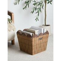The Very Collection Scallop Edge Square Basket