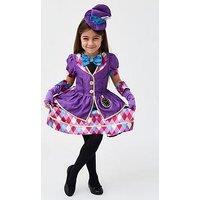 Alice In Wonderland Girls Miss Hatter Costume