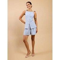 Little Mistress Tailored Shorts - Blue