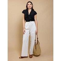 Little Mistress Stripe Trousers - Cream