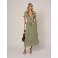 Nobodys Child Eliza Midi Dress - Green