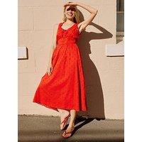 Nobodys Child Rylee Midi Dress - Red