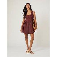 Nobodys Child Cora Mini Dress - Brown