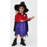 Child Witch On A Broom Costume