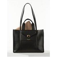 Luella Grey Darcy Large Laptop Tote In Black