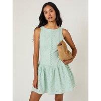 Nobodys Child Claudia Mini Dress - Mint Green
