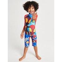 Brand Threads Boys Spidey & His Amazing Friends Swim Suit