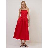 Nobodys Child Briella Midi Dress - Red