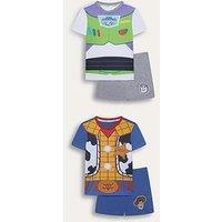 Brand Threads Toy Story Boys Short Pyjama Set 2 Pack