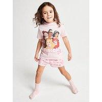 Brand Threads Disney Princess Shorty Pyjama Set