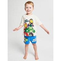 Brand Threads Iron Man Toddler Boys Short Pyjama Set