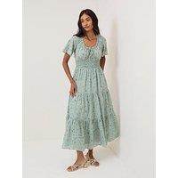 Nobodys Child Caliope Midi Dress - Blue