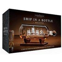 Menkind Ship In A Bottle Decanter