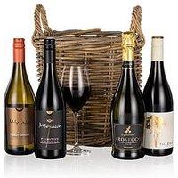 Virginia Hayward Four Wines In Wicker Hamper