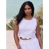 Ted Baker B By Ted Baker Broidery Top - White