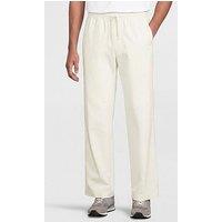 Double A By Wood Wood Linen Trousers - Off White