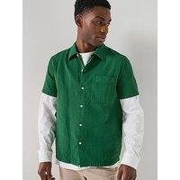 Double A By Wood Wood Short Sleeve Shirt - Green