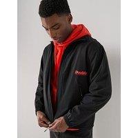 Double A By Wood Wood Zip Track Top - Black