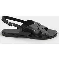 Yours Curve Wide Fit Cross Over Sandals