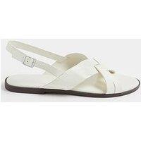 Yours Curve Wide Fit Cross Over Sandals