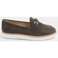 Yours Curve Wide Fit Snaffle Trim Loafer