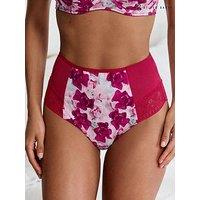 B By Ted Baker 2 Pack High Waist Briefs - Pink/Floral Print