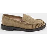 Yours Curve Extra Wide Fit Ruched Loafer