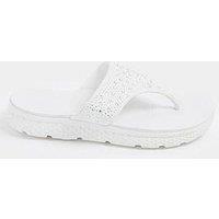 Yours Curve Wide Fit Glitz Sandals