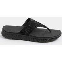 Yours Curve Wide Fit Glitz Sandals