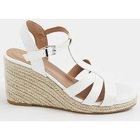 Yours Curve Wide Fit T-Bar Wedges