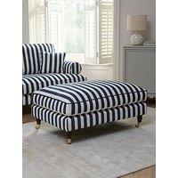 The Very Collection Coast Striped Footstool