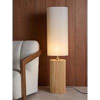 The Very Collection Wooden Base Floor Lamp