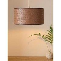 Michelle Keegan Home Mk Woven Leather Easy-Fit Shade