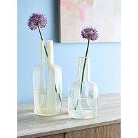 The Very Collection Striped Glass Vase Set Of 2